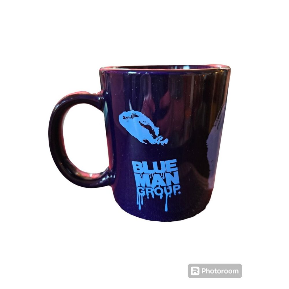 Blue Man Group Mug Handprint‎ Coffee Cup 20 oz.